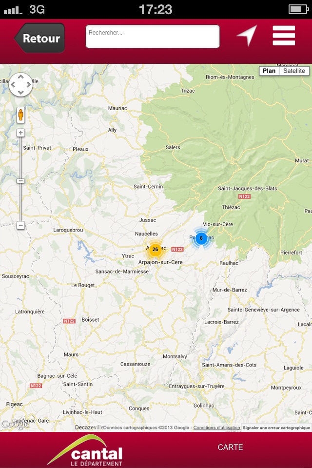 Cantal Mobilis screenshot 2