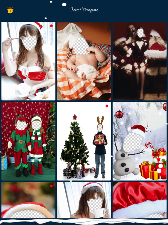 Christmas Makeup-Festival Photo Frames & Santa Hatのおすすめ画像2