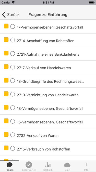 Screenshot #2 pour QuiccX - Überprüfe Dein Wissen