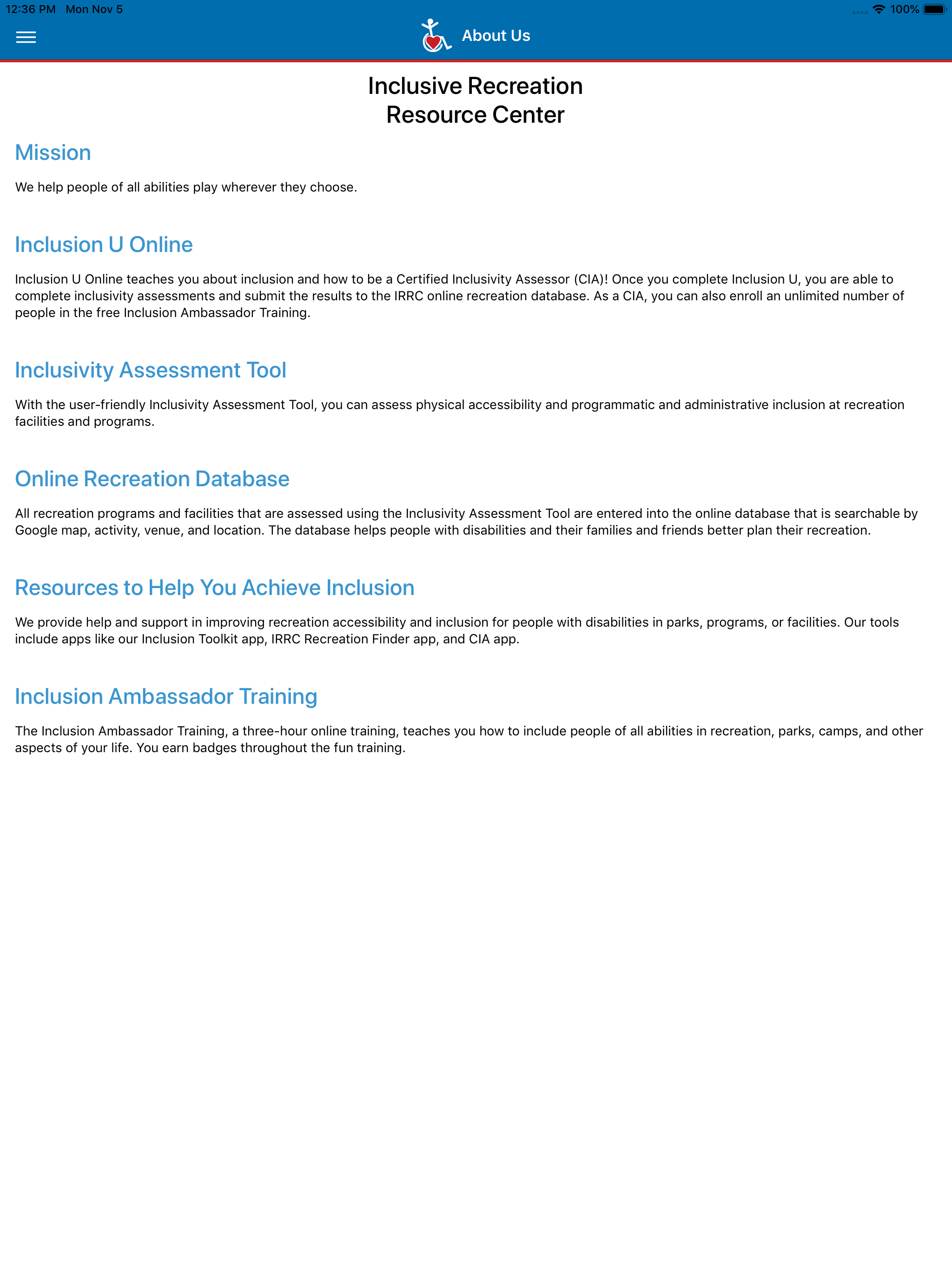 Inclusion Toolkit screenshot 10