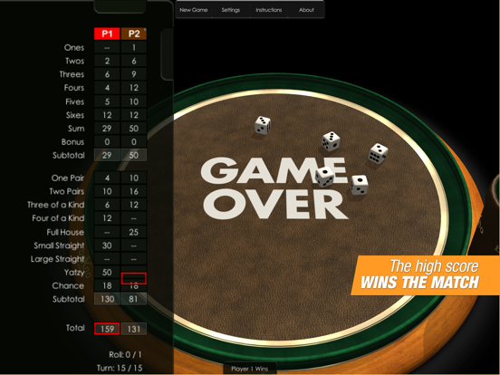 Yatzy. iPad app afbeelding 5
