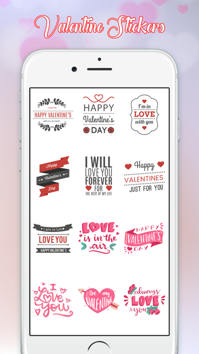 Valentine's Love Emoji screenshot 4