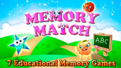 Preschool Memory Match and Learn : 6 in 1 Educational Matching Games for Kids HD screenshot 1