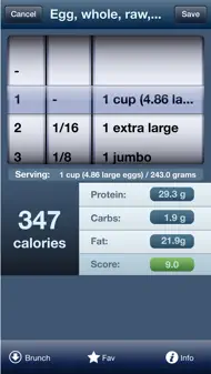 Tap & Track Calorie Counter iphone bilder 4