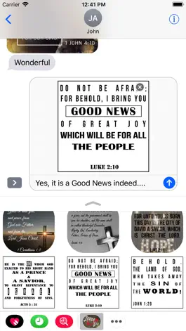 Game screenshot Bible Promises Cards Stickers hack