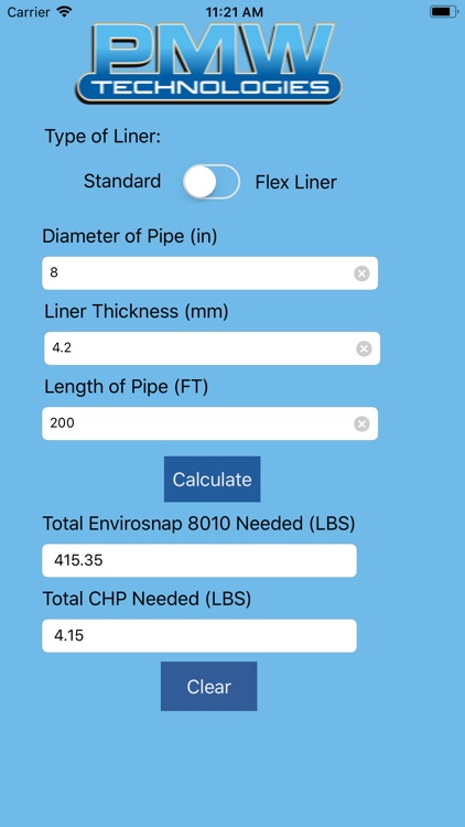 Resin Calculator