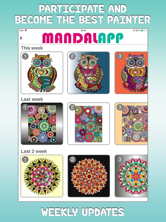 Screenshot #5 pour Livre de coloriage - Mandalapp