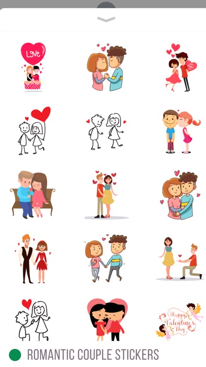 Romantic Couple Stickers