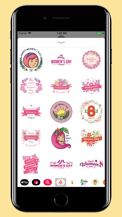 8th March Women's Day stickers screenshot 2