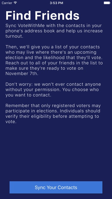 VoteWithMe screenshot 2