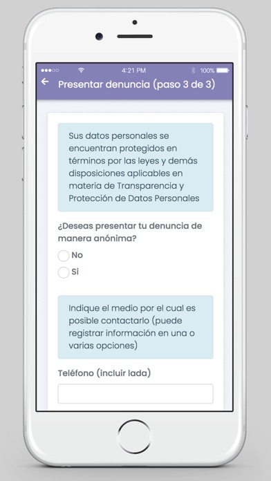 Denuncia EDOMEX screenshot 4