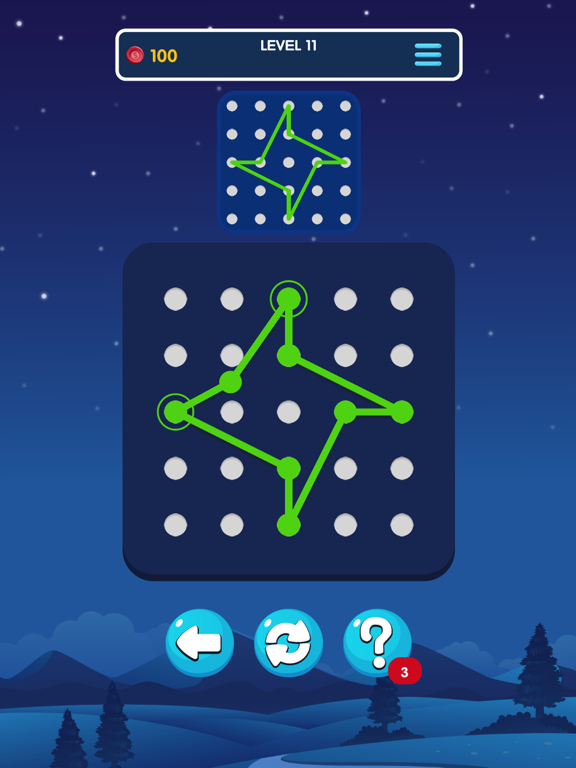 Screenshot #4 pour Sky Lines - Puzzle Game