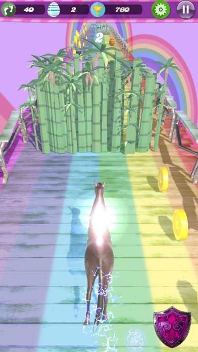 Unicorn Rainbow Runner screenshot 2