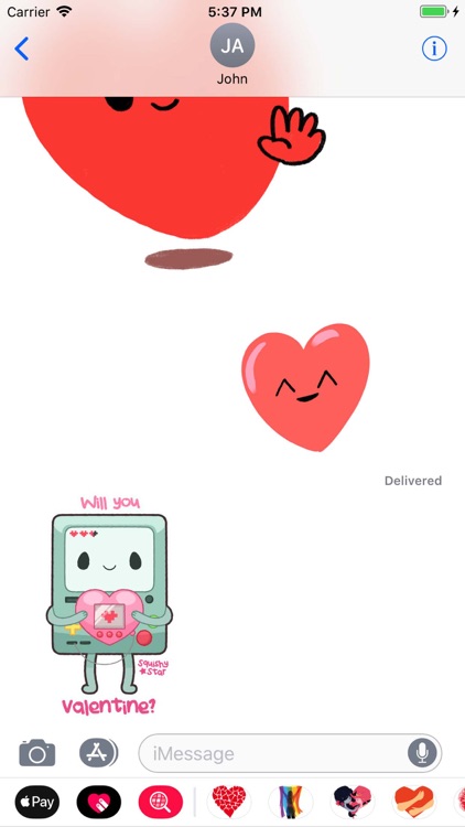 Animated Valentine Stickers by Asif Mohd.
