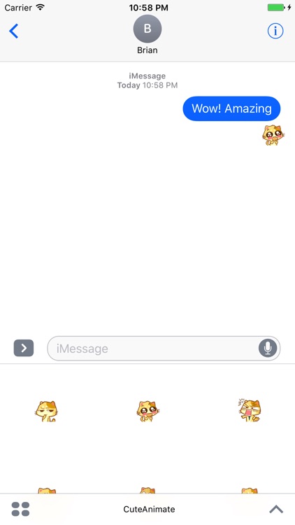 Fun Animation Cat Stickers