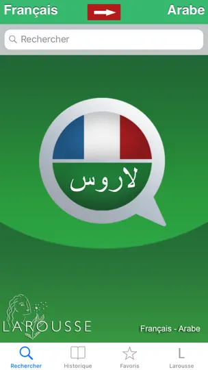 Capture d'écran de Dictionnaire D'arabe Larousse sur iPhone 1
