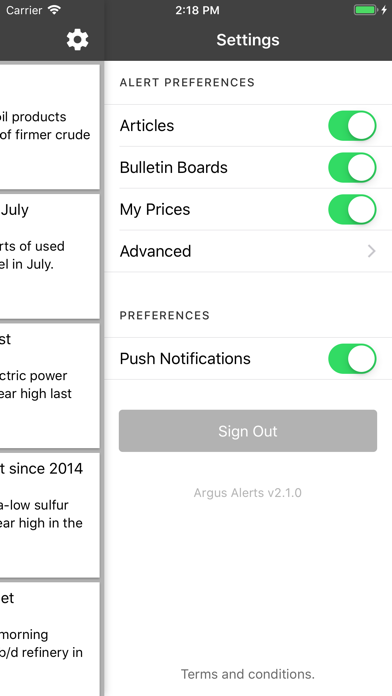 Screenshot #3 pour Argus Alerts