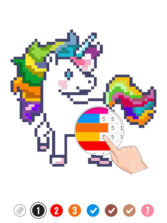 Screenshot #5 pour Pixel Cartoon: Livre de peintu