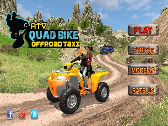 Screenshot #4 pour ATV Quad Bike Offroad Taxi Sim