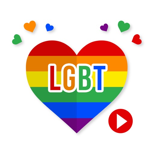 LGBT Animated Valentine's Day icon