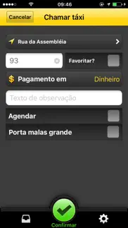 rádio taxi goiânia iphone screenshot 2