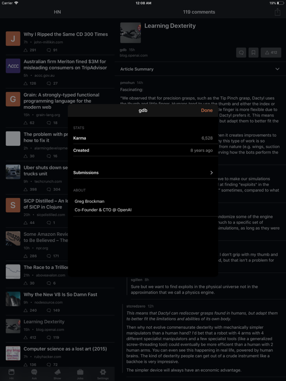 Screenshot #6 pour Starling for HN