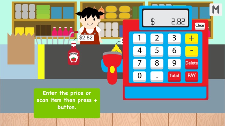 Learning Cash Register Grocery
