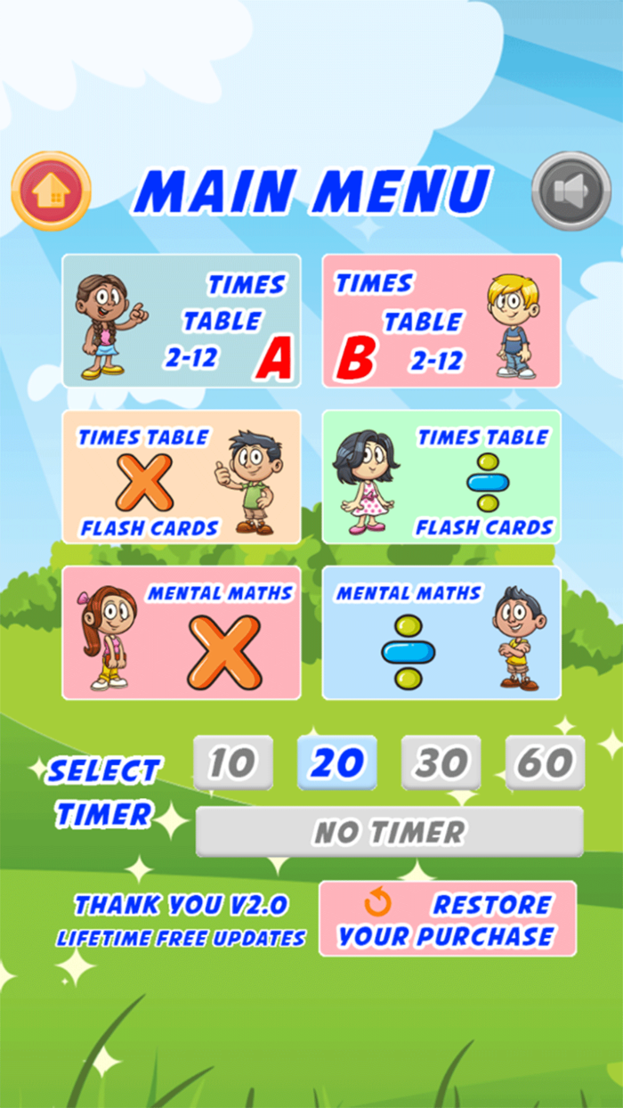 Division Multiplication Games