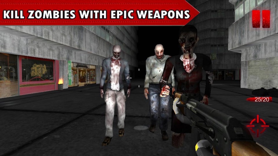 Kill Zombie Drak Night 3D - 1.0 - (iOS)