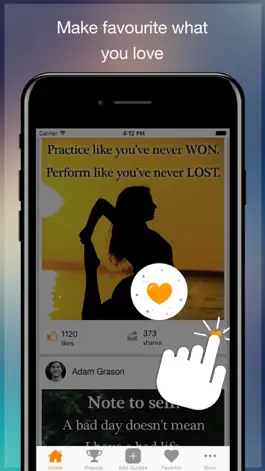 Game screenshot Always Positive - Daily Quotes apk