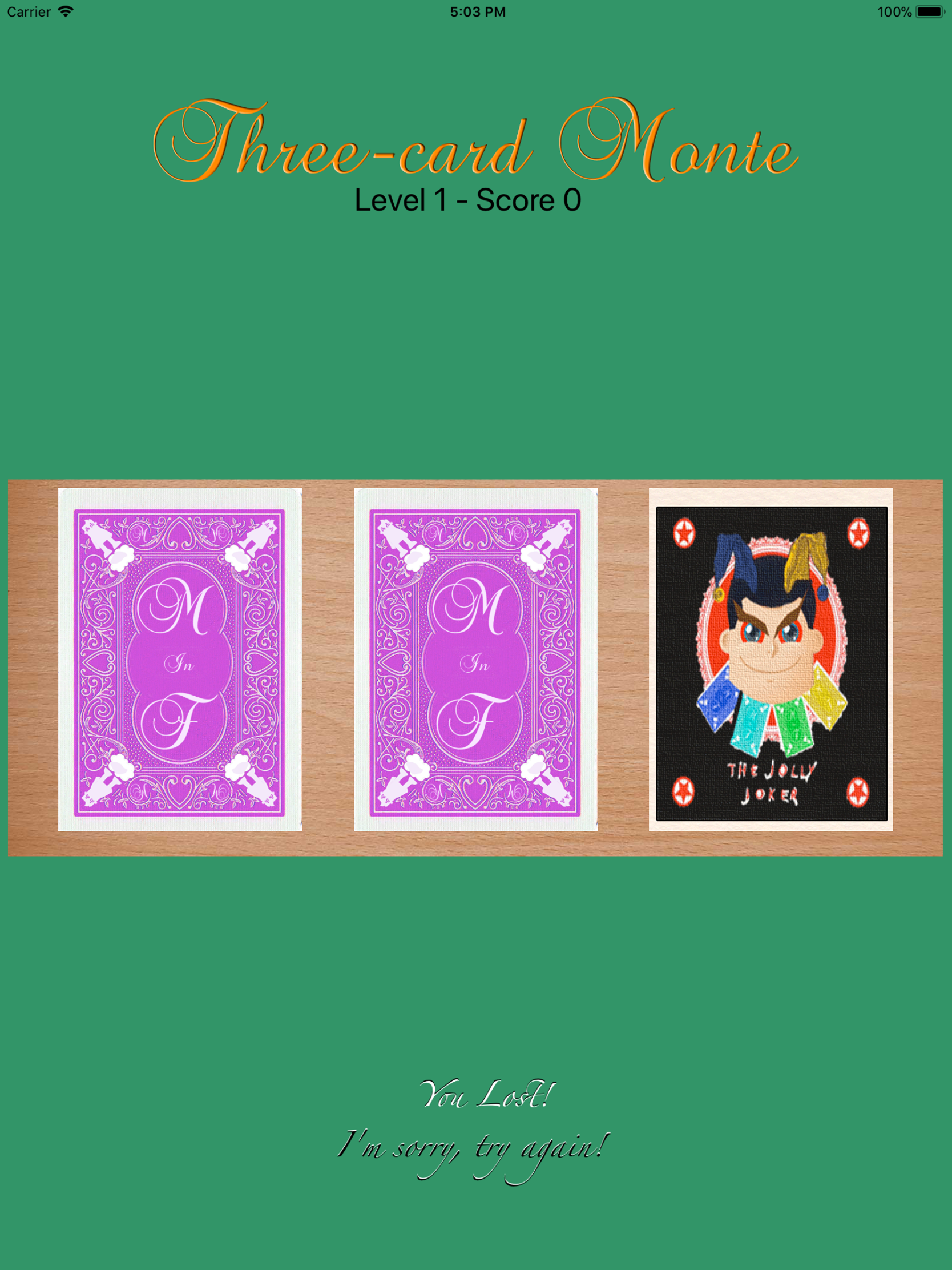 Three-Cards Monte