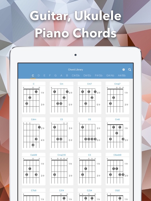Screenshot #4 pour Chord Library - Guitar, Ukulele And Piano Chord