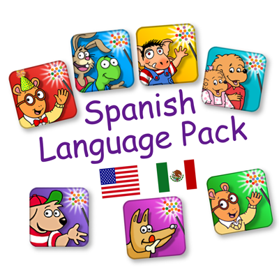 Spanish Language Pack of Wanderful interactive storybooks