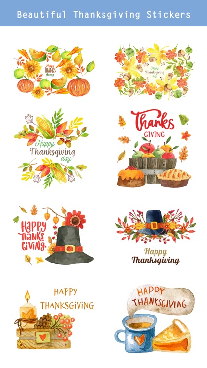 Thanksgiving Watercolor Pack