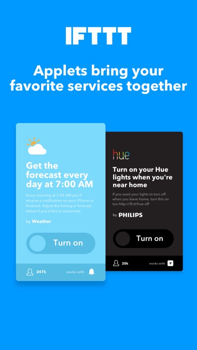 IFTTT Screenshot