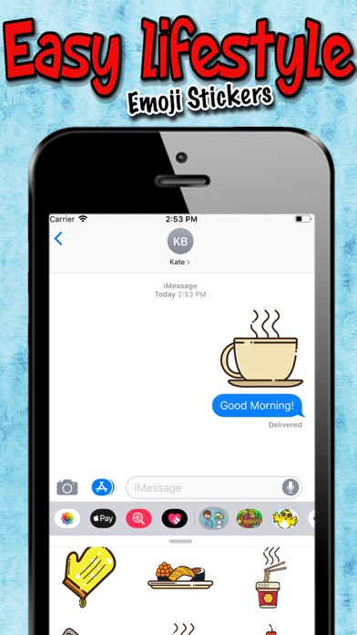 Easy Lifestyle Emoji Stickers screenshot 2