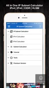 IP & Subnet Calculator screenshot #1 for iPhone