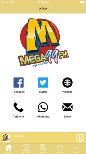 Mega 99 Fm Alto Araguaia(圖2)-速報App