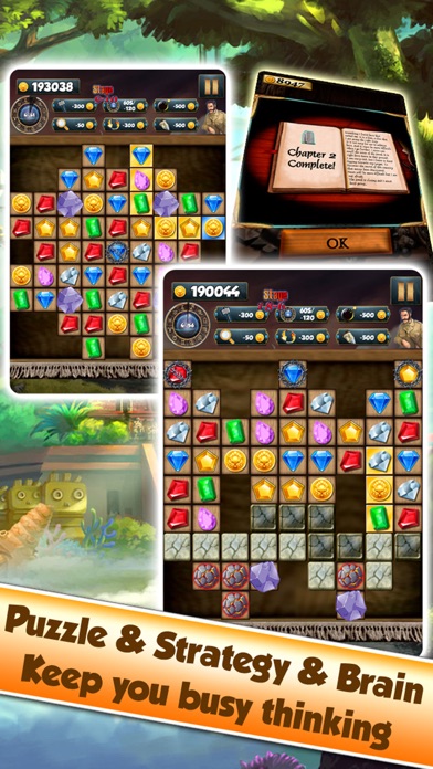 Jewel Games Quest 2 - Match 3# Screenshot