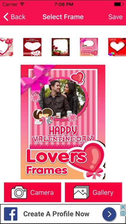 Valentine Day Photo Frame Creator