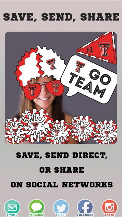 Texas Tech Red Raiders PLUS Selfie Stickers screenshot 4