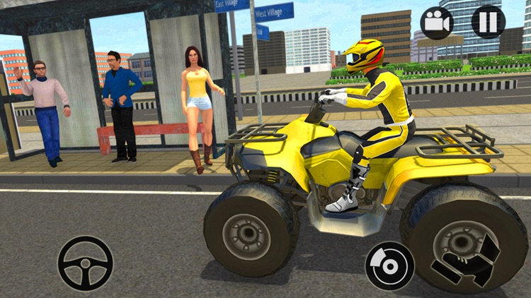 Modern City ATV Quad Bike Taxi