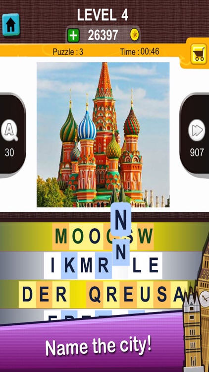 Words Scramble - Cities screenshot-3