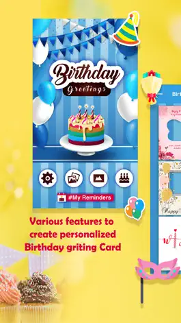 Game screenshot BirthdayGreetingCards & Frames mod apk