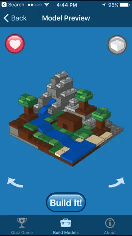 Game screenshot BrickCraft - Models and Quiz hack