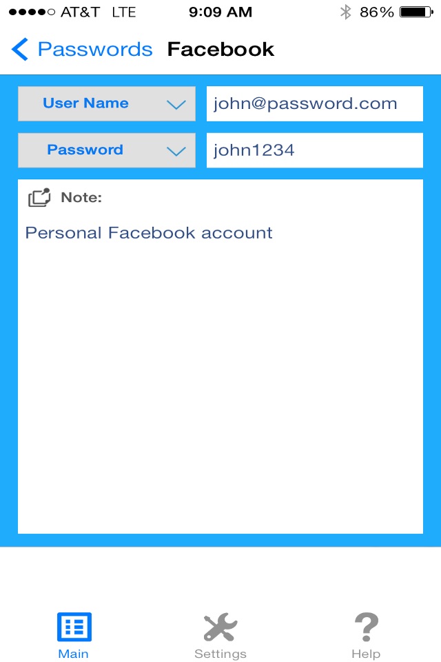 EZ Password Vault screenshot 4