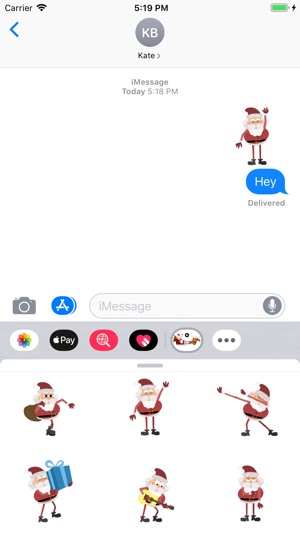 Happy Santa Animated Sticker(圖1)-速報App