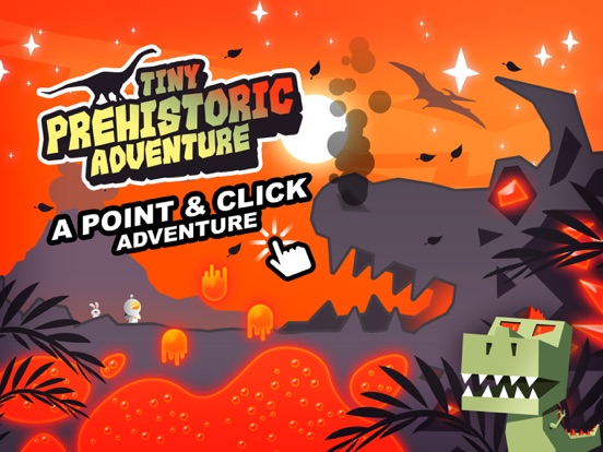Tiny Prehistoric Adventure - A Point & Click Game iPad app afbeelding 1