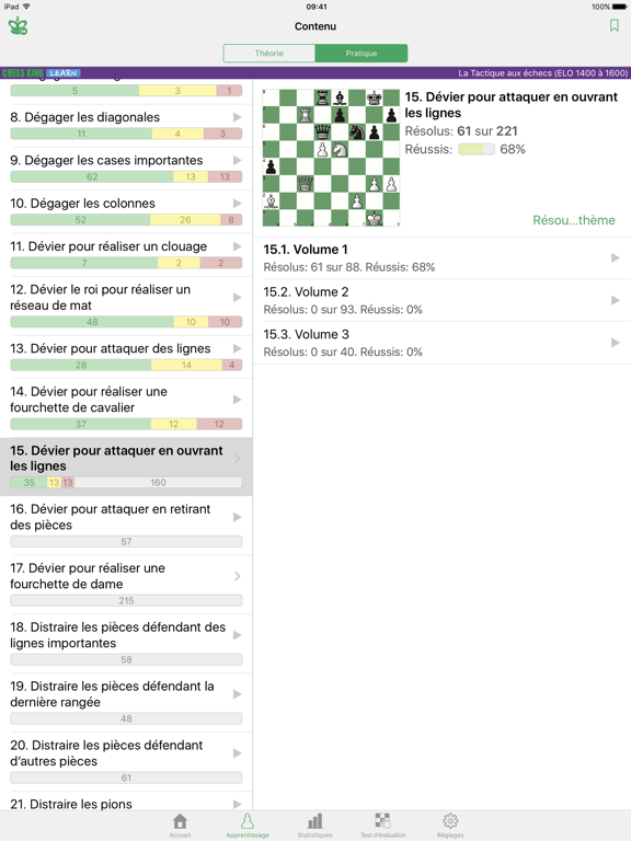 Screenshot #6 pour Tactique aux échecs 1400-1600