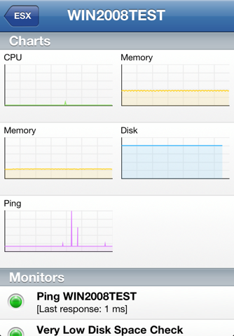 PA Server Monitor for iPhone screenshot 3